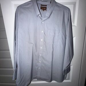 Oak Hill Men's Classic Blue Pinstripe Shirt